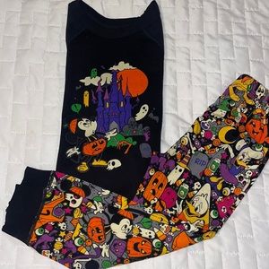 DISNEY MICKEY MOUSE HOLLOWEEN 2PC PAJAMA SET
